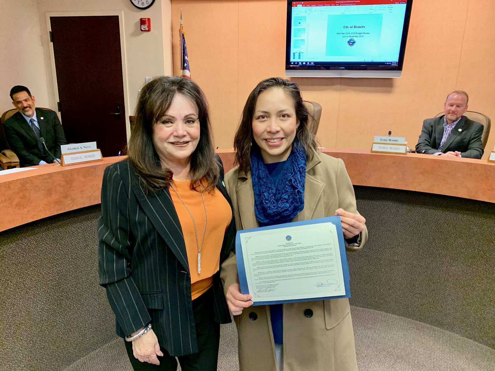 IVROP awarded proclamation